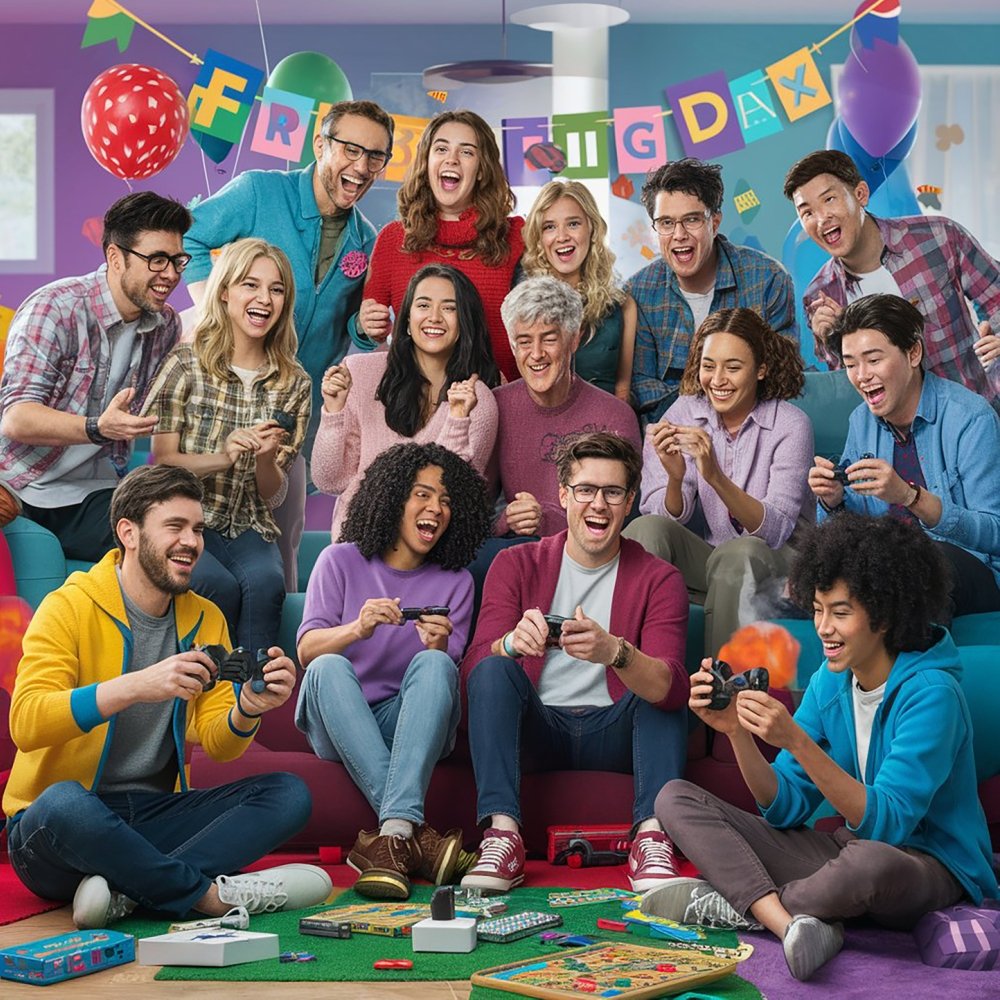 Grupo de empleados en una reunión corporativa